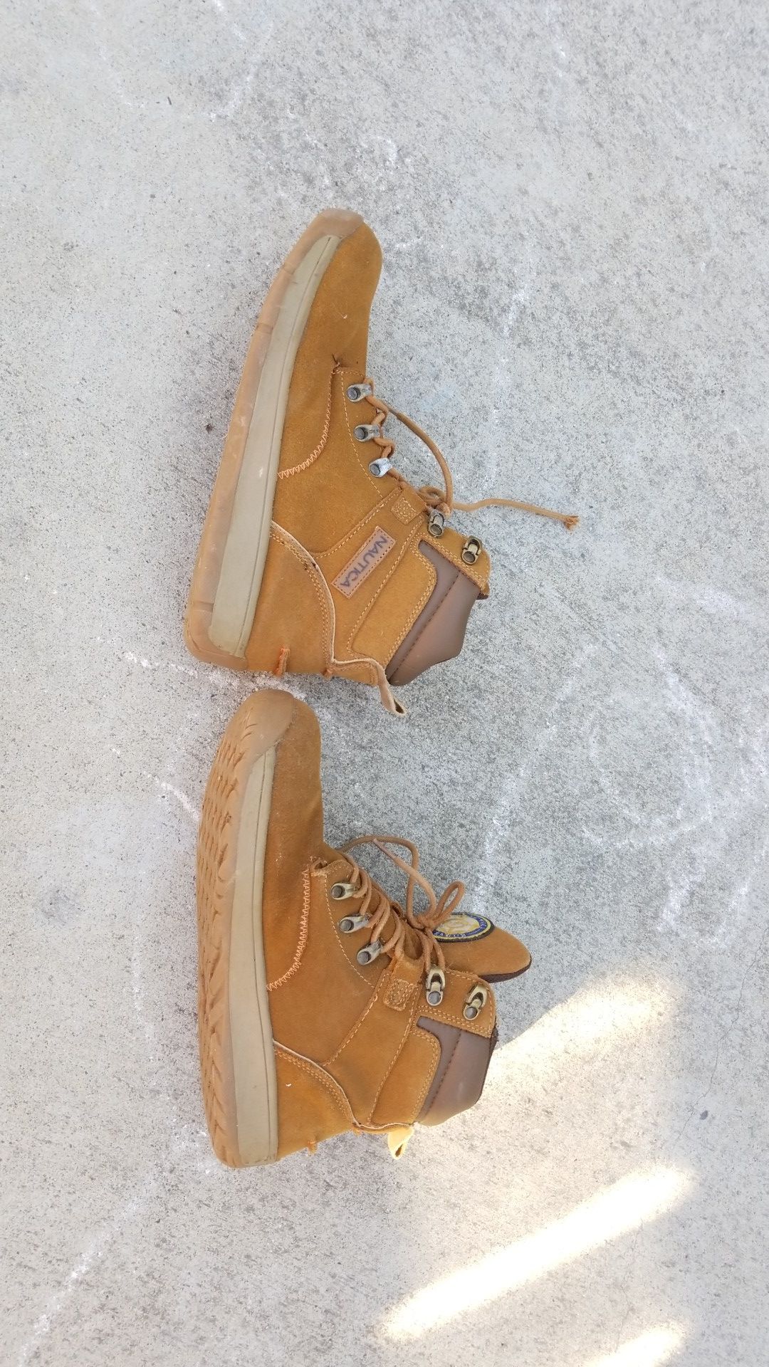 Nautica work boots size 10