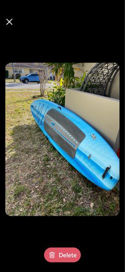 Paddle board/Pelican Flow 116 SUP  Brand new fin!