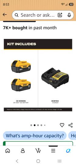 DeWalt Batteries and charger