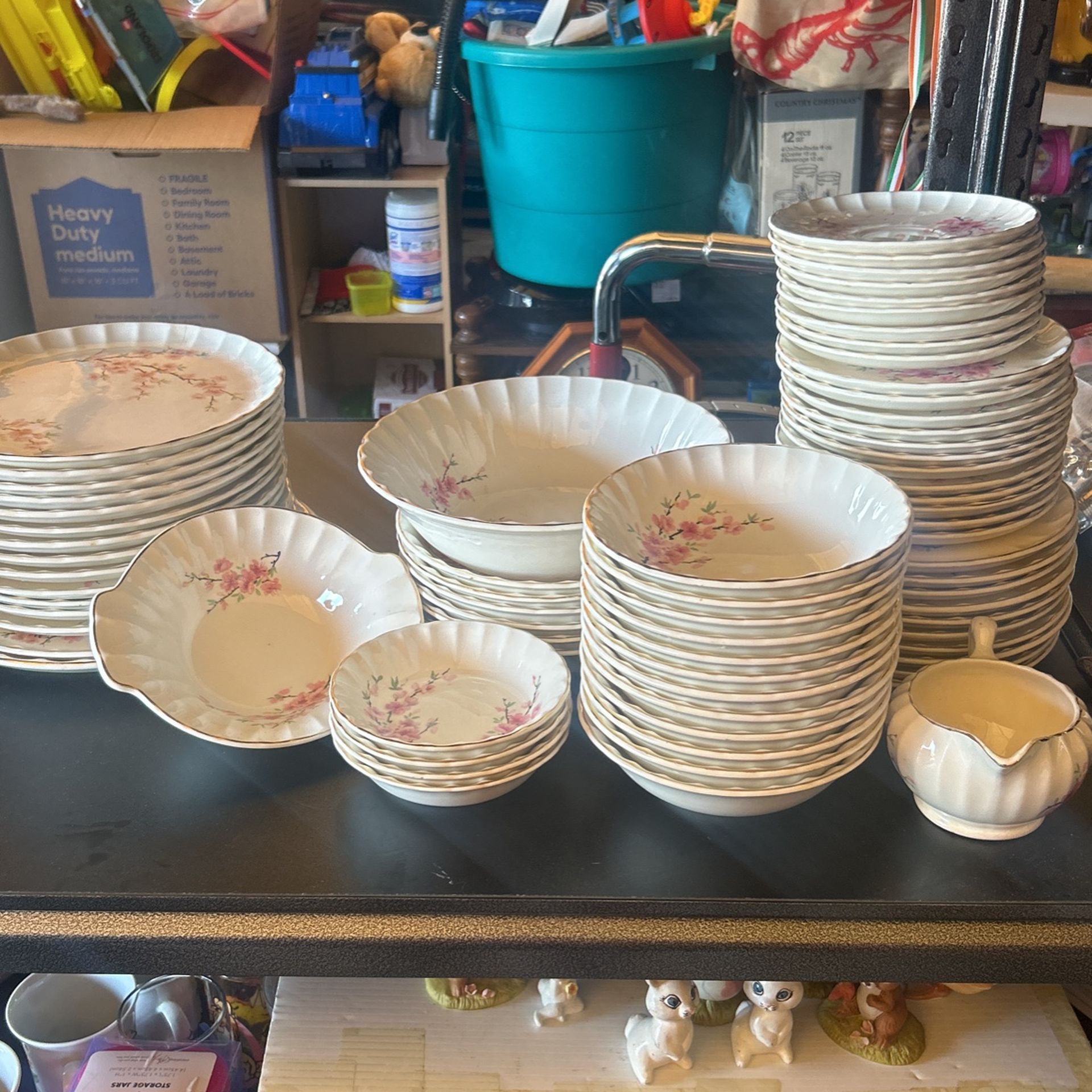 Vintage China W S George Bolero Peach Blossom 22k Gold Rim $5 Per Piece