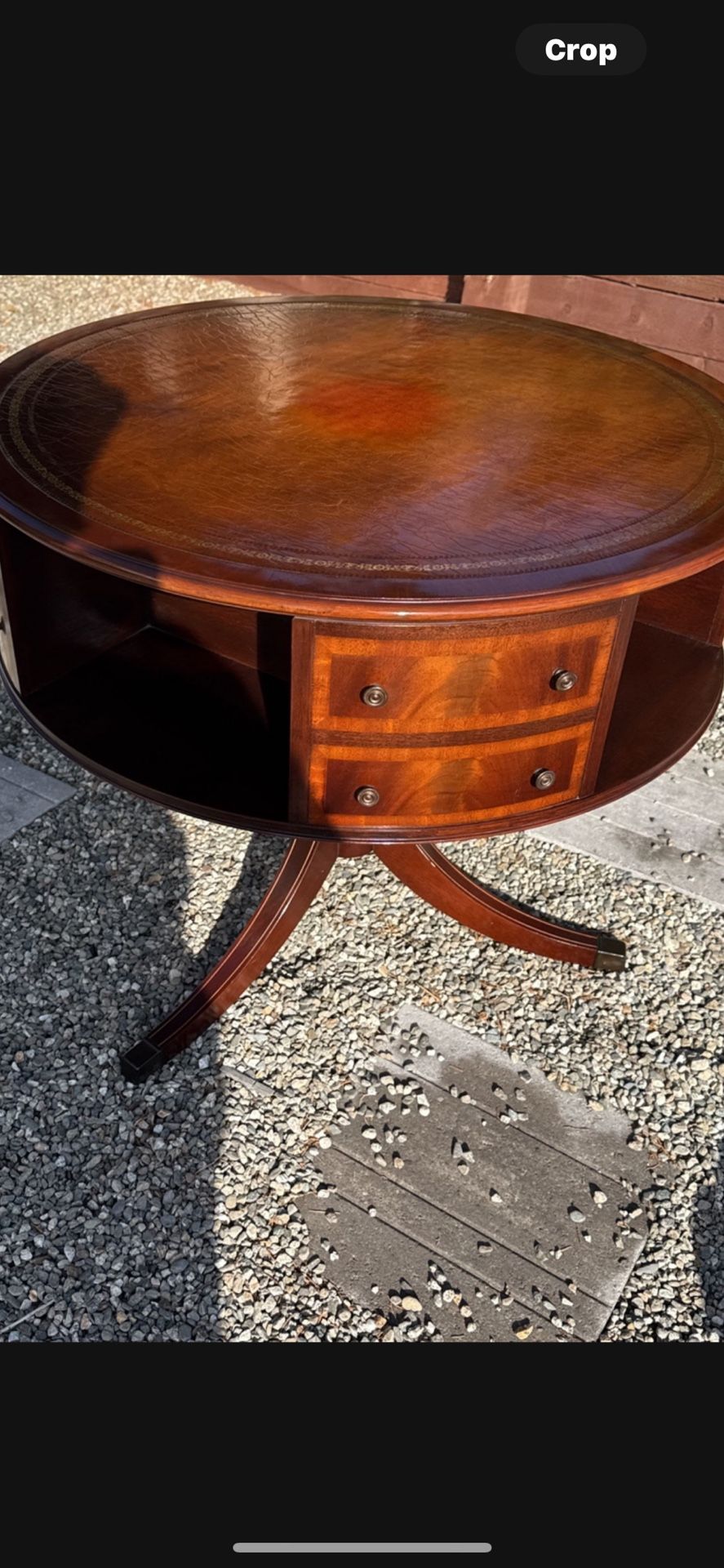 Antique Drum Table