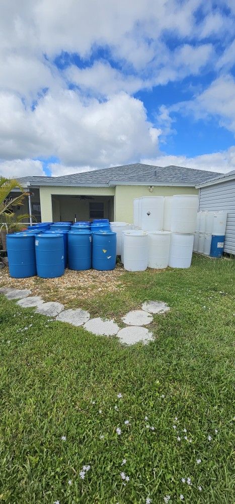 55 Gal     Plastic Tank 