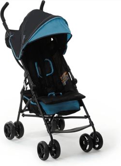 Blue and Black Light Weight Stroller