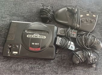 Sega Genesis 16-Bit Console with Controllers