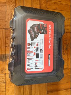Thatool 328-Piece Tool Set - Kit Toolbox Storage Case with Orange