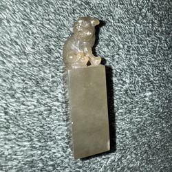 Chinese marble stamp foo