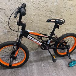 Mongoose Mutant 16 inch kids bike with training wheels -Local Delivery for a Fee-See My Other🚴‍♂️