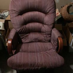 rocker chair with rocking foot rest