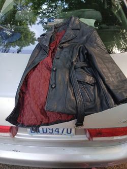 Leather Jacket  Women's L