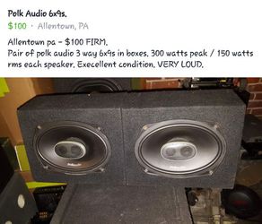 Polk audio 6x9s