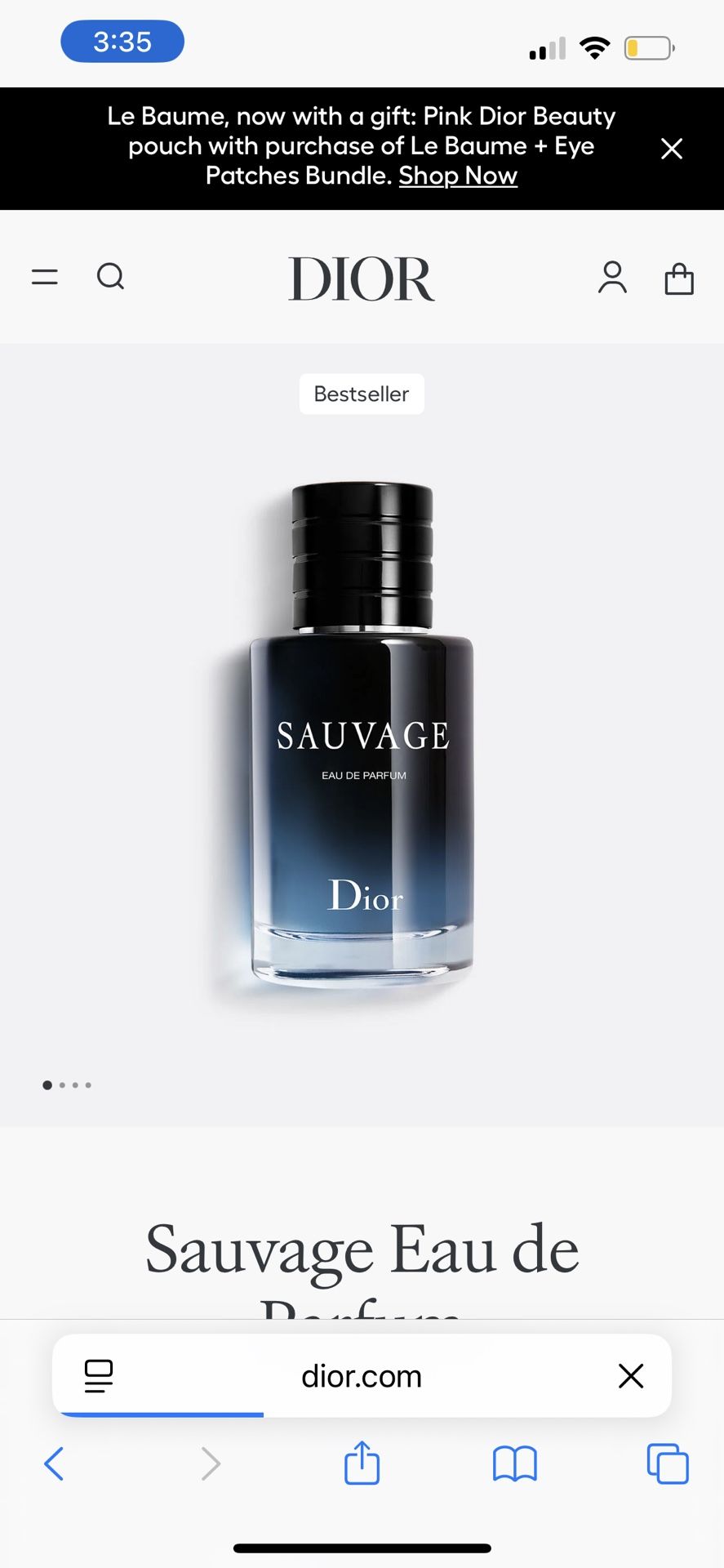 Dior Sauvage Brand New Cologne Sealed