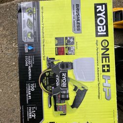 Ryobi ONE+ HP 18V Brushless 5" Handheld Tile/Masonry Saw.