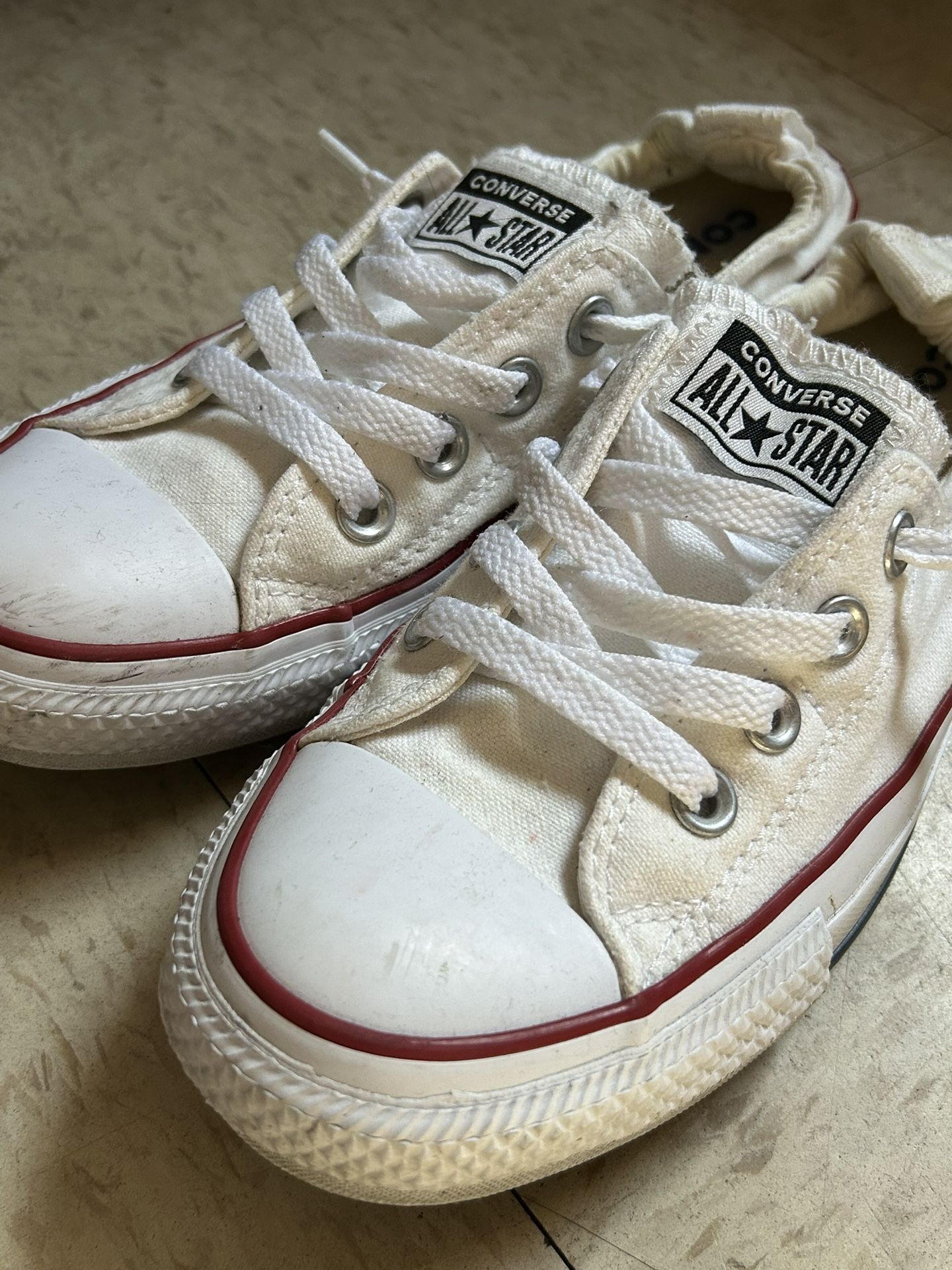 low top white converse