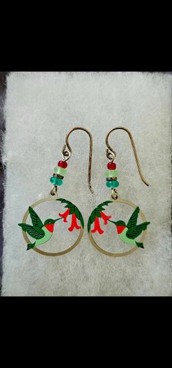 Humming Bird Earrings