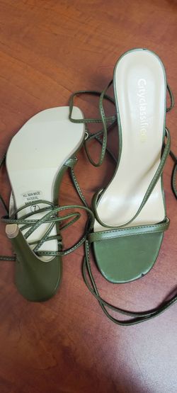 Strappy heels