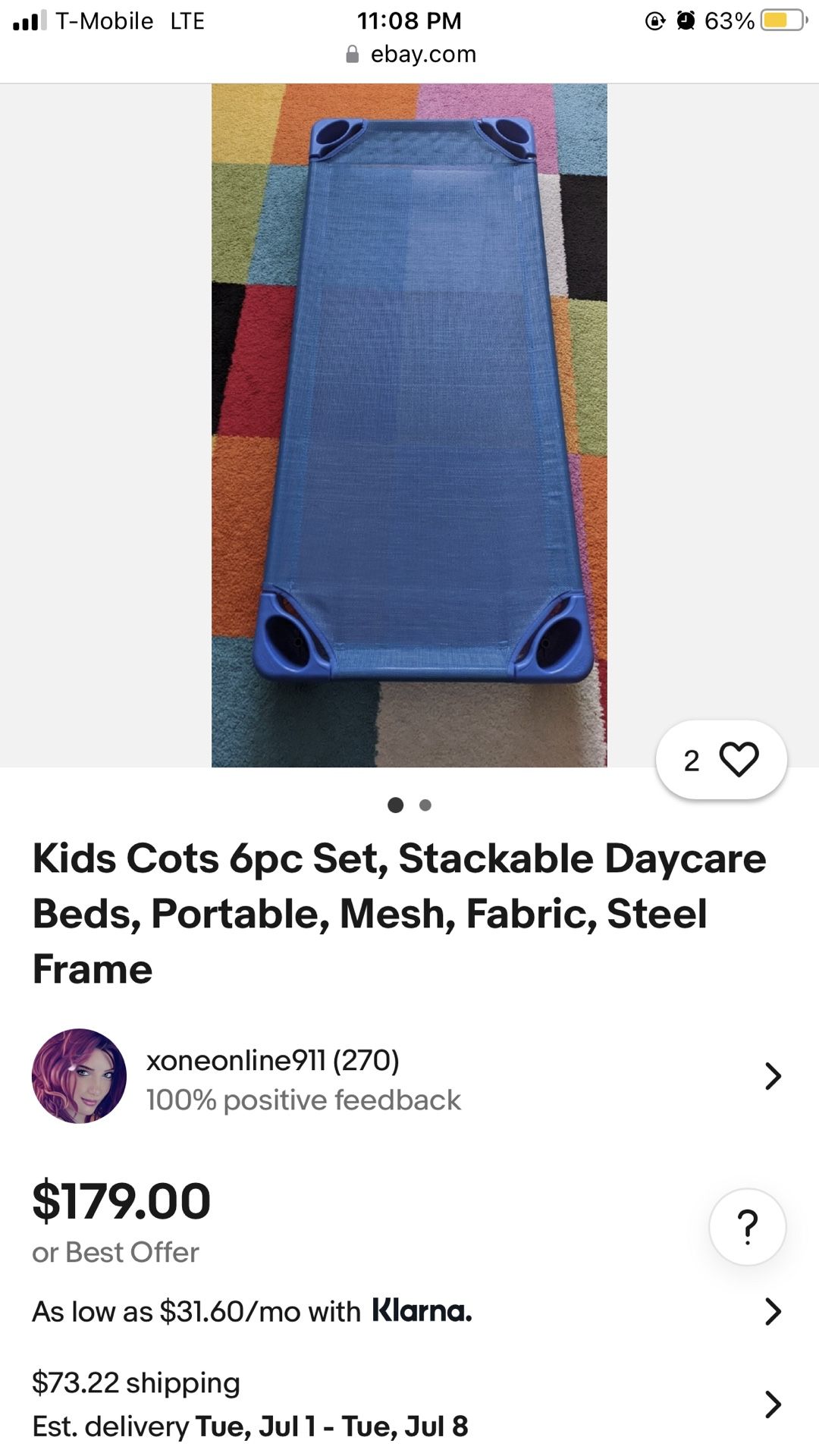 Kids Or Dogs Cots 