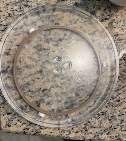 Microwave glass plate