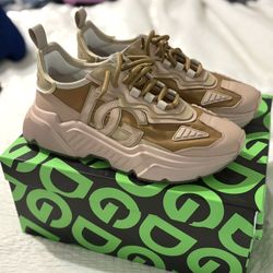 Dolce & Gabbana Low Top Brown Leather Sneakers – Size 11 (41 EU)