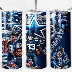 Dallas Cowboys Football Tumbler