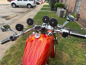 Custom Cruiser Motorcycle with Kicker Speakers