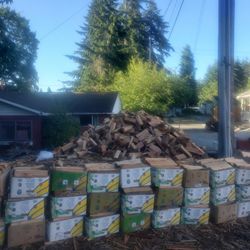 Firewood Bundles In A Banana Box Double A Store Bundle Clean And Ready To Burn 🔥 