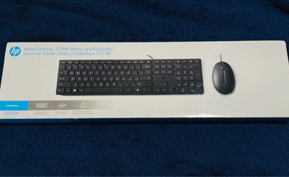 HP Wired Desktop 320MK Mouse and Keyboard