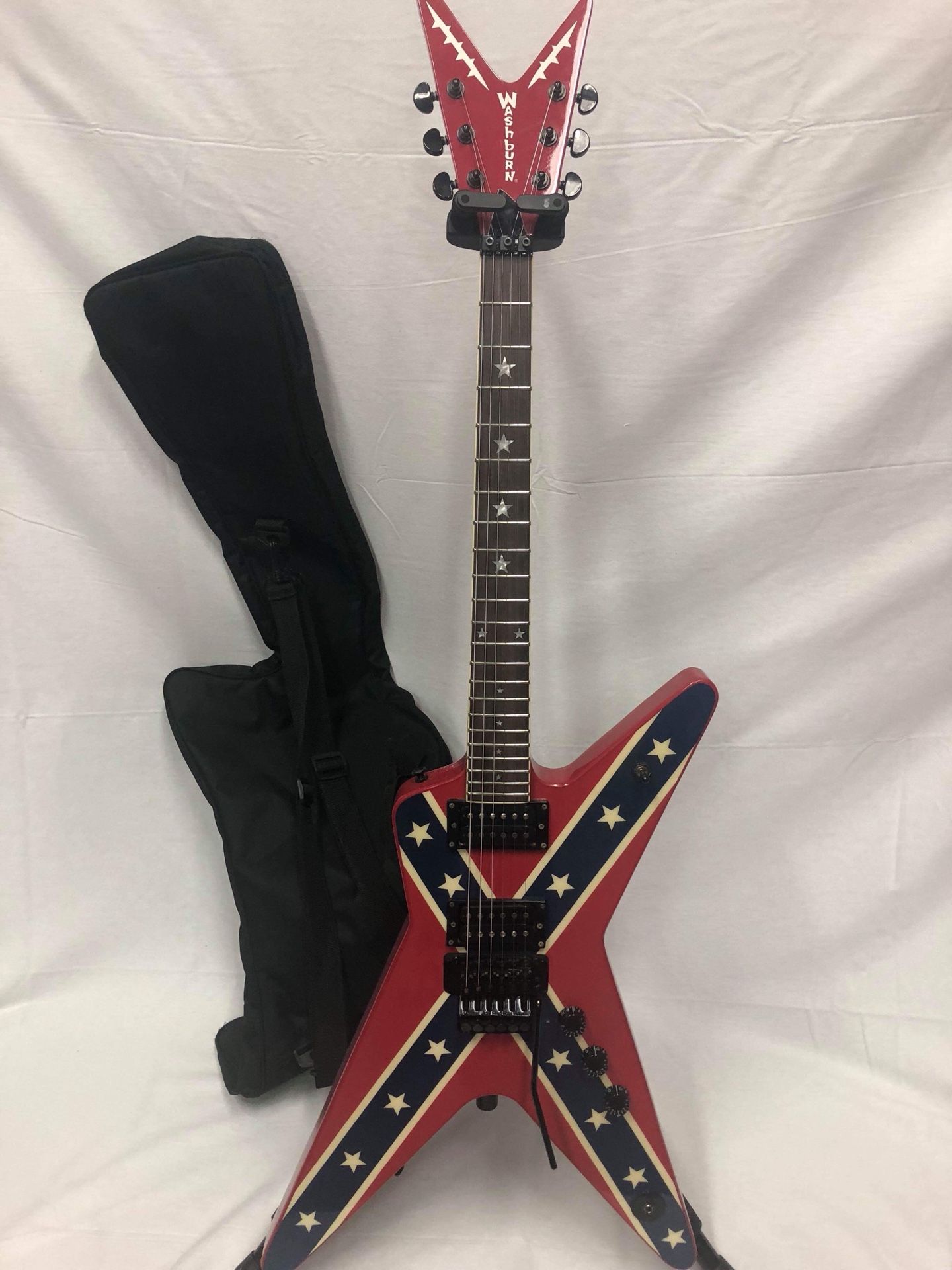Washburn Funky Munky Dimebag Rebel flag guitar
