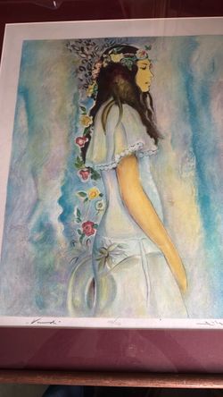 BIKURIM GIRL litho after VARDI