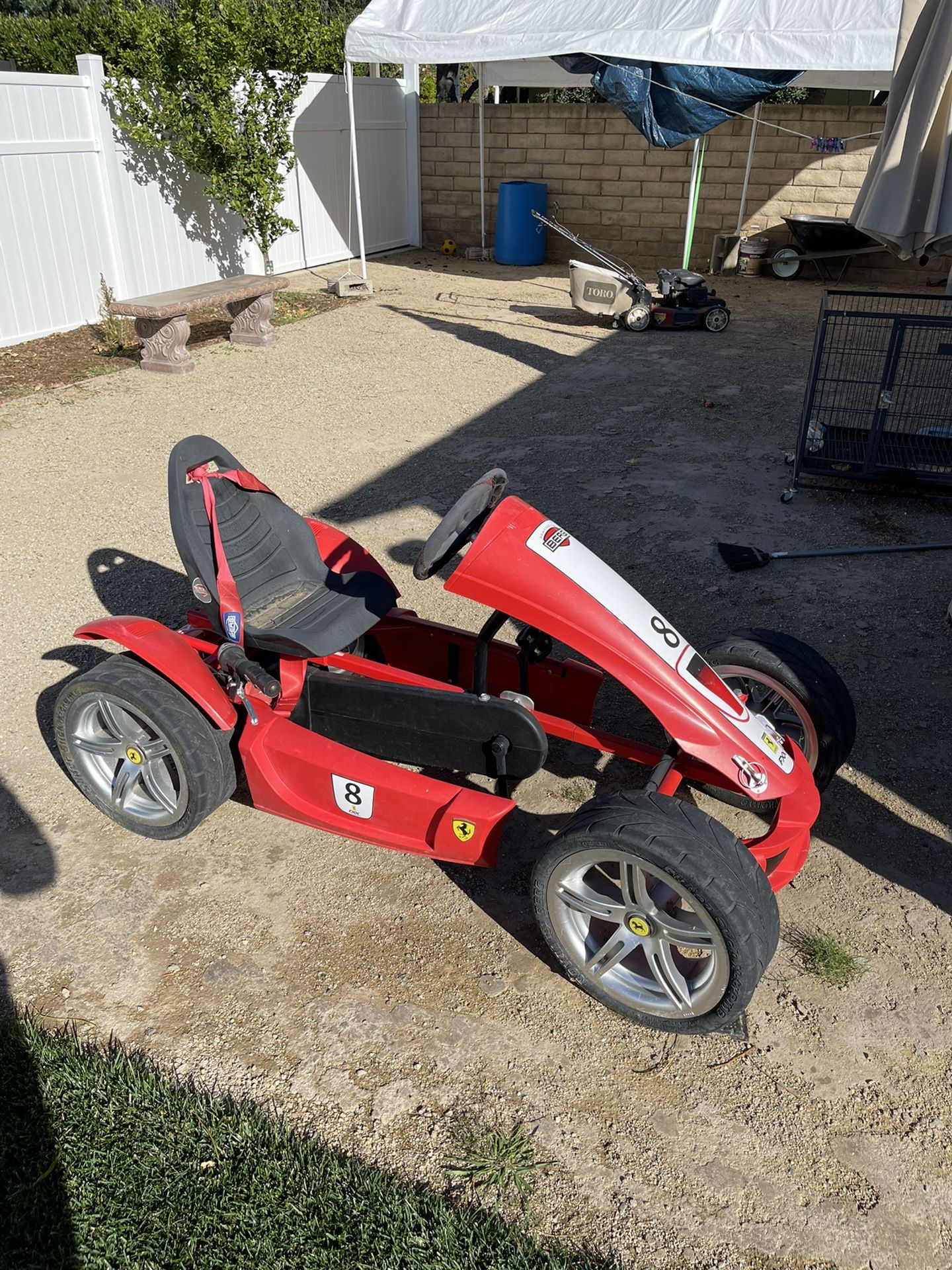 Ferrari Pedal golf cart