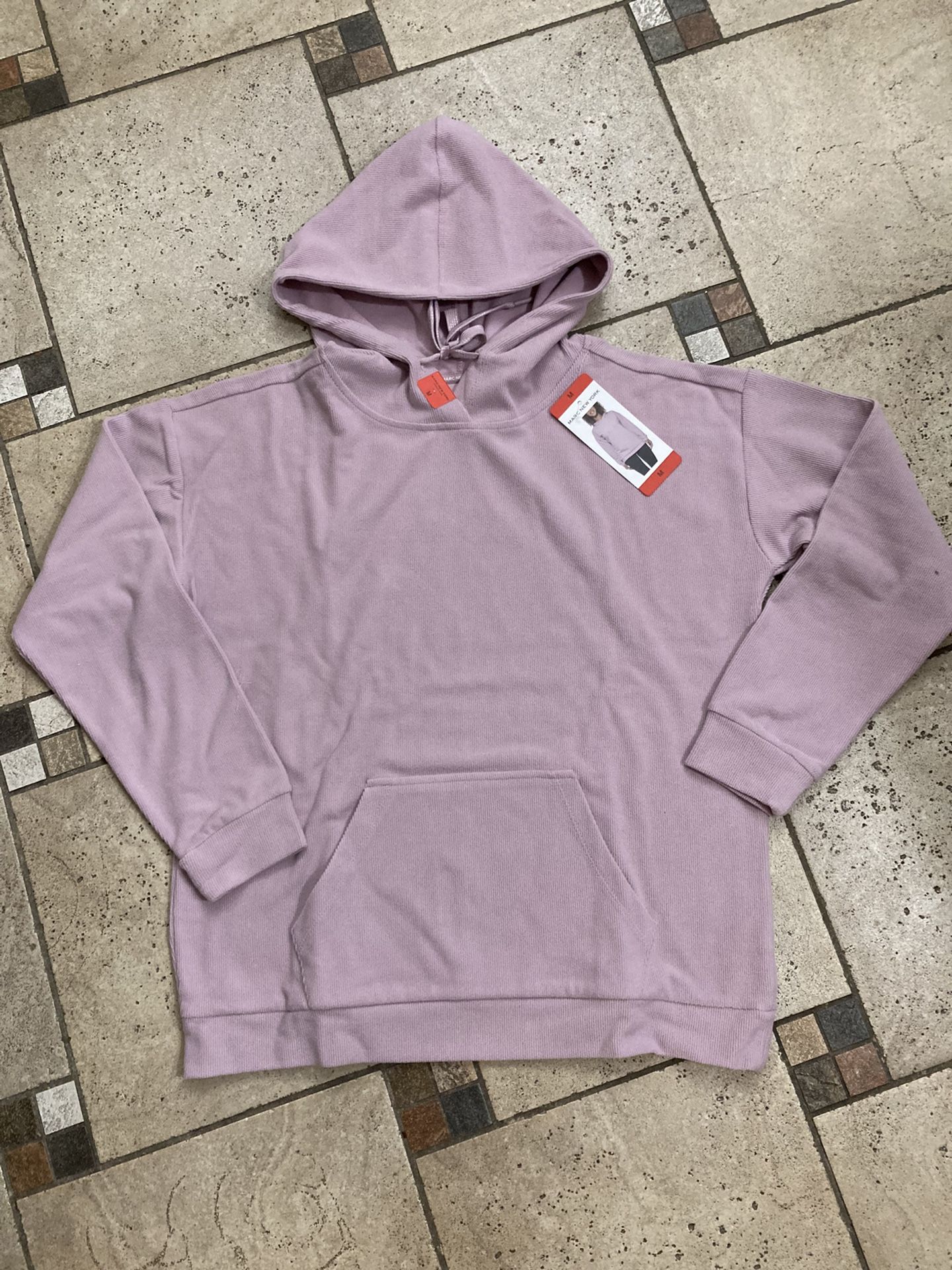 NWT Marc New York Ladies Hoodie Sweatshirt Pink size M