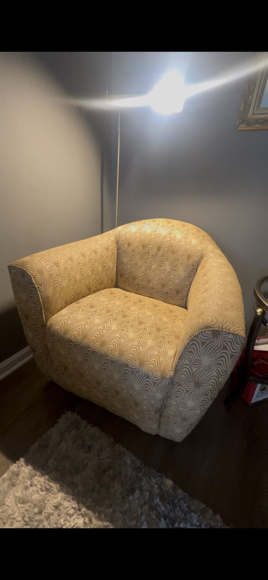 Swivel Rocking Chair Set