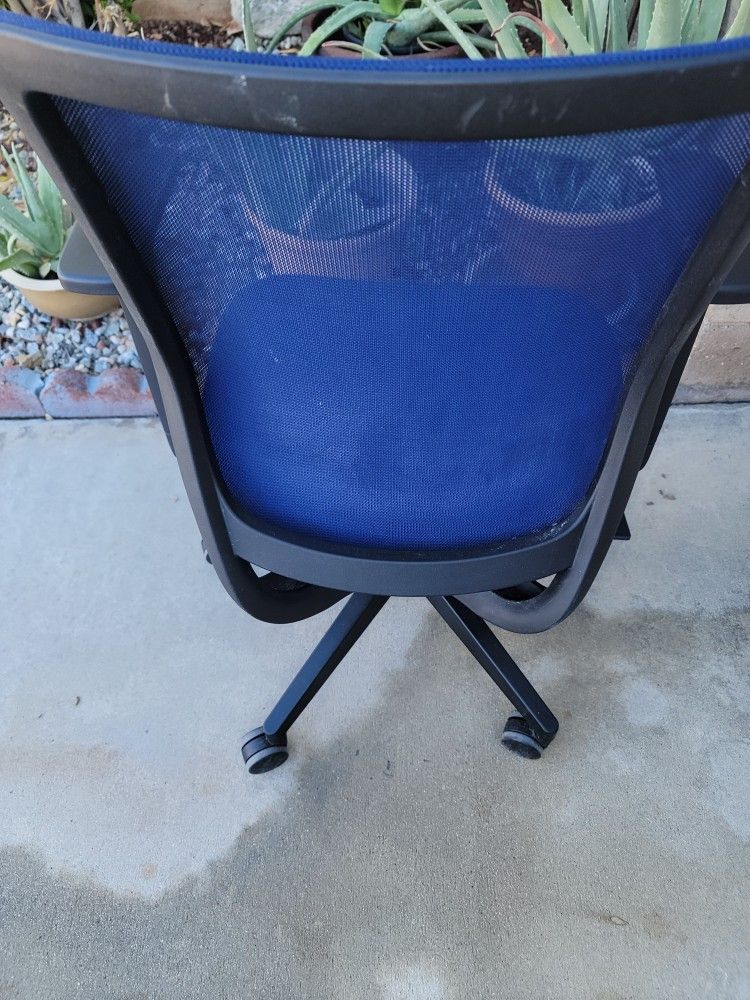 Blue Lumber Office Chair