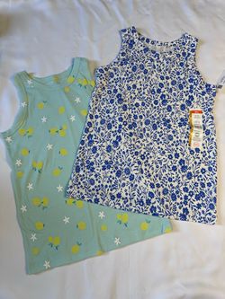 Girls Sleeveless Tank Tops Bundle of 2