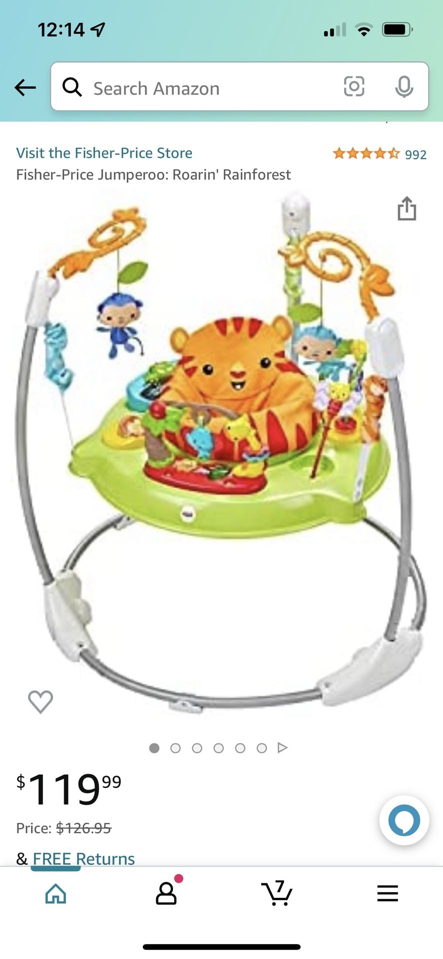 Fisher-Price Jumperoo: Roarin' Rainforest