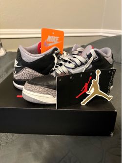 Jordan 3 black cement 7 youth