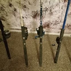 Fishing Rods And Reels  All For 80 Dollars 