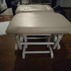 Beige Chair Cushion Foot Rest