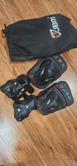 Teenager Adult Bike Knee Pads and Elbow Pads with Wrist Guards Protective Gear Set