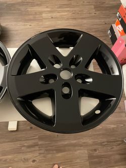 Moving Sale - 17” Black Hubcap