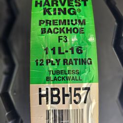 New 2x Set 11L-16 Tractor tires