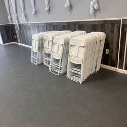 White Folding Chairs S,a,l,e