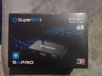 Super Box Smart Media Player 6k S4PRO 3D