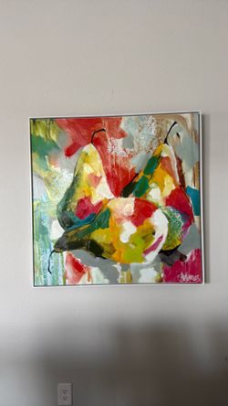 handmade textured oli painting wall art