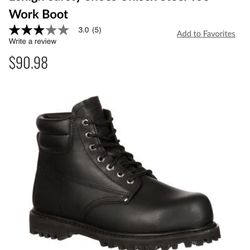 Steel Toe Work Boots 