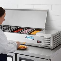 Avantco 59" Refrigerated Food Prep Rail