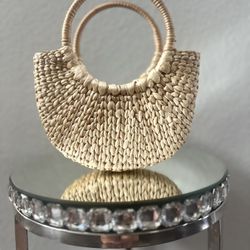 brand new handmade straw bag
