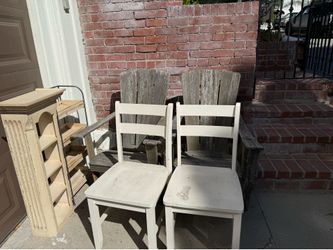 Chairs and small shelves