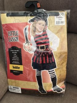 Little Lassie Halloween Costume size toddler 3-4