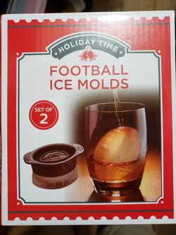 Football ice mold (set of two)