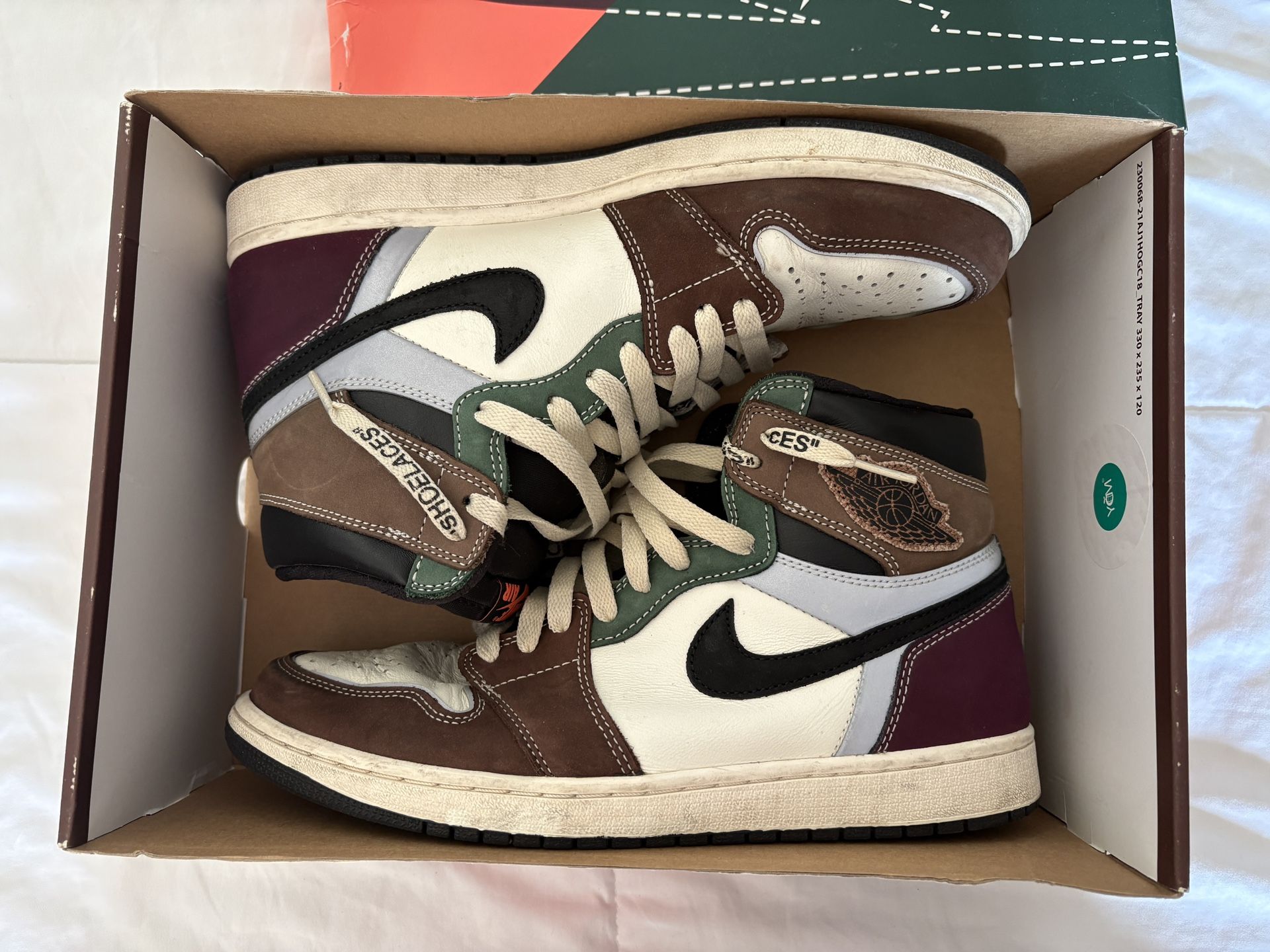 Air Jordan 1 high og ‘hand crafted’ 10.5 $110